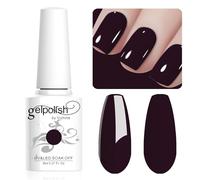 Vishine 8ML Gel Nail Polish 1Pcs DarkPurple Color Gel Polish Long-Lasting Nails Gel Soak Off Fall Gel Nail Polish Nail Art Manicure Salon at Home, L034