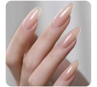 Vishine Rubber Base 5 in 1 Rubber Builder, 16 ml Beige Milk Smalto Semi-Permanente Gel Smalto per Unghie UV LED Gel Polish Rafforzamento e Riparazione di Manicure Nail Art #062