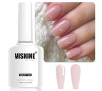 Vishine Smalto Semiconduttore 16ml Nude Jelly Rose - Gel Polish Viola per French Manicure Casa E027