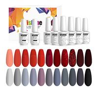 Vishine Smalto Semipermanente Gel, Smalto per Unghie Gel, 22 Colori + Base e Top Coat, Smalto per Unghie Gel UV LED Soak Off, Set di Colori per Smalto, Smalto per Unghie Soak Off, Nail Art