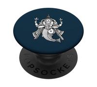 Vishnu come un pesce indù dio induismo arte PopSockets PopGrip Adesivo