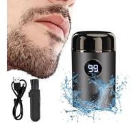Vishopee Shaver, Timeatea Shaver, Vishopee Mini Portable Electric Shaver, Upgrade Pocket Shaver Usb Mini Shavers for Men - Ipx7 Waterproof (Gris)
