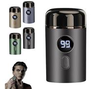 Vishopee Shaver, Vishopee Mini Portable Electric Shaver, Pocket Shaver USB Mini Shavers, 2025 New Upgrade Pocket Shaver USB Mini Shavers, USB Rechargeable, IPX-7 Waterproof (Black)