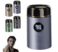 Vishopee Shaver, Vishopee Mini Portable Electric Shaver, Pocket Shaver USB Mini Shavers, 2025 New Upgrade Pocket Shaver USB Mini Shavers, USB Rechargeable, IPX-7 Waterproof (Blue)