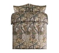 VISI-ONE Realtree APX Camo King - Set copripiumino da 3 pezzi, leggero per tutte le stagioni, decorazione rustica rustica, ideale per cacciatori, amanti della natura e delle attività all'aperto