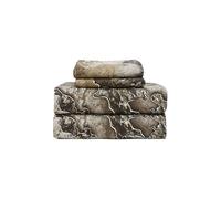 VISI-ONE Realtree Excape Twin Camo - Set di lenzuola da 3 pezzi in microfibra leggera, rinfrescante, senza pieghe, con tasche profonde da 38,1 cm, unisex, stile rustico occidentale per casa, camper e