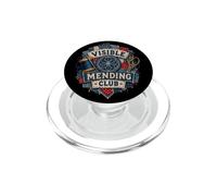 Visible Mending Club Cucito Patchwork Cucito Arte PopSockets PopGrip per MagSafe