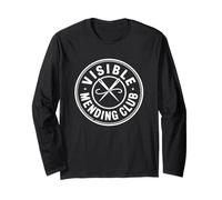 Visible Mending Club Rammendo Visibile Moda Sostenibile Maglia a Manica