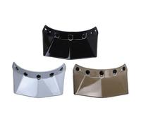 Visiera A Bolle Vintage Con 5 Bottoni Per Accessori Di Casco Moto Resistenti
