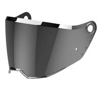 Visiera a specchio per caschi Airoh Bandit, colore argento.