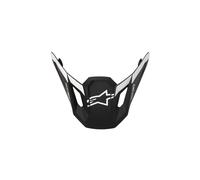 Visiera Alpinestars 8981226-1121-TU Per Caschi S-M7 Dasher - Nero/bianco Opaco