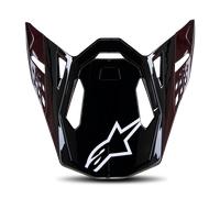 Visiera Alpinestars S-M10 22 Sol Nero lucido/carbonio Nero lucido,carbonio
