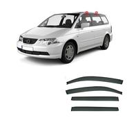 Visiera antipioggia for finestrini compatibile con Honda ODYSSEY 1994-2022+, visiera for auto, strisce di protezione deflettori for laterali, accessori for visiere for del veicolo(4Pcs A-04)