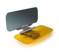 Visiera Antiriflesso 2 in 1 Visiera Parasole per Auto HD per Guida Notturna Diurna Visiera per Auto Protezione Solare Parasole per Auto Regolabile e Prolunga per Visiera per