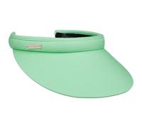 Seeberger Azalee Visor Baumwolle Baumwollvisor Sonnenvisor Sonnenschutz Blendschutz Strandvisor Damen - Damenvisor mit Schirm Sommer Frühling-Sommer - One Size hellgrün