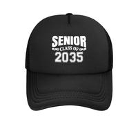 Visiera Baseball, Senior Class of 2035 Cappello da Sole Regolabile, Normale Cappellino da Baseball per Pesca Uomo Donna