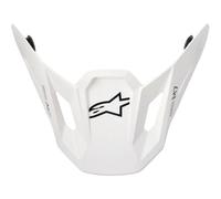 Visiera bianca per casco Alpinestars Supertech S-M7 Solid.
