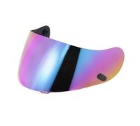 Visiera Casco Moto per HJ-09 CL-15 CL-17 CL-16 CL-SP AC-12 FS-10 CS-R1 IS-16 CS-R2, Sostituzione della Visiera della Lente del Casco del Parabrezza del Motociclo per Il Casco Integrale (Arcobaleno)