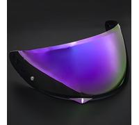 Visiera Casco Moto per HJC HJ34P C10, Protezione Solare Antivento Casco Parabrezza Moto Visiera Lente Antivento Motociclo Visiera,Normal-E Tea Purple