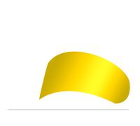 Visierino Parasole Specchiato Oro per EXO-COMBAT II SCORPION - UN: UN