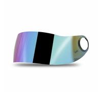 Visiera casco visiera arcobaleno cromata per caschi modello Steelbird SBH-17 ...