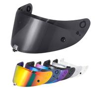 Visiera Casco,Visiera Per Casco Per Moto Sostituzione,Casco Parabrezza Moto Visiera a Lente Integrale per HJC RPHA-11/RPHA-70/HJ-26 (Nero)
