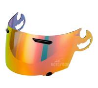 Visiera Compatibile Arai Chaser V Rx7 GP Axces 2 Axces 3 ROSSO