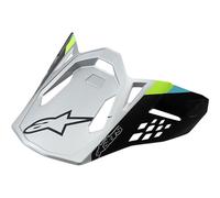 Visiera Contact Casco Moto Alpinestars Supertech M8 - Argento opaco 89812191098