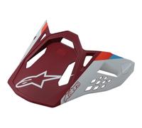 Visiera Contact Casco Moto Alpinestars Supertech M8 - Rosso opaco 89812193000