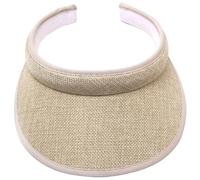 Visiera da corsa, Visiere da sole per donna Uomo, Cappello con visiera a tesa larga con protezione UV, Cappelli da sole traspiranti senza top per l'estate Ciclismo Pesca Corsa Jogging, Cappello