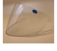 Visiera del Casco, Lente Visiera Casco, Lente Adatta Compatibile con Casco Integrale GSB G-6/G-8 Trasparente Fumo colorato (Fumo)(Clear)