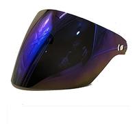 Visiera del Casco, Lente Visiera Casco, Lente Adatta Compatibile con Casco Integrale GSB G-6/G-8 Trasparente Fumo colorato (Fumo)(Colorful)