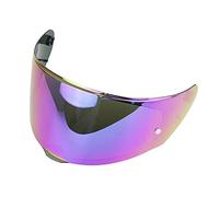 Visiera del Casco, Lente Visiera Casco, Protezione Anti-UV, Protezione Solare, Casco REVO, Lente Integrale, Compatibile con FF320, FF353, FF800 (Blu)(Colorful)