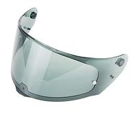 Visiera del Casco, Lente Visiera Casco, Protezione Anti-UV, Protezione Solare, Casco REVO, Lente Integrale, Compatibile con FF320, FF353, FF800 (Blu)(Smoke Green)