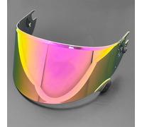 Visiera del Casco, Visiera di Ricambio for Casco da Moto Shark Race R PRO GP, AntiGraffio e Colorata, con Lente Protettiva, opzioni Multicolore, Accessori for Casco, Colore: Rosso Rosa.(G Rose Red)