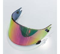 Visiera del Casco, Visiera di Ricambio for Casco da Moto Shark Race R PRO GP, AntiGraffio e Colorata, con Lente Protettiva, opzioni Multicolore, Accessori for Casco, Colore: Oro Rosso.(G Rose Red)