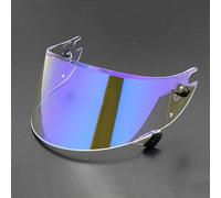 Visiera del casco, Visiera di ricambio for casco da moto Shark Race R Pro GP, antigraffio e colorata, con lente protettiva, opzioni multicolore, accessori for casco, colore: rosso rosa.(A Aurora Blue)