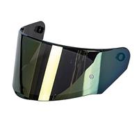 Visiera del Casco, Visiera for Casco, Compatibile con LS-2 FF320 328 353 800 Lente for Casco Compatibile con LS-2 Ingranaggi di Ricambio for Casco Scudo for Casco (Fumo)(Golden)