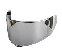 Visiera del Casco, Visiera for Casco, Visiera apribile for Moto, Compatibile con Lenti for caschi LS-2 Ff320/ Ff353/ Ff800 (Fumo)(Silver)