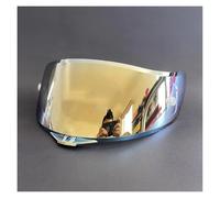 Visiera del Casco, Visiera for Casco, Visiera for Casco da Corsa for Motocicletta, Lenti integrali for Occhiali da Casco AGV K1 K3 SV K5 (Oro)(Gold)
