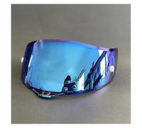 Visiera del Casco, Visiera for Casco, Visiera for Casco da Corsa for Motocicletta, Lenti integrali for Occhiali da Casco AGV K1 K3 SV K5 (Oro)(Blue)