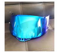 Visiera del Casco, Visiera for Casco, Visiera for Casco da Corsa for Motocicletta, Lenti integrali for Occhiali da Casco AGV K1 K3 SV K5 (Oro)(Ice Blue)