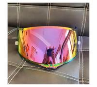 Visiera del Casco, Visiera for Casco, Visiera for Casco da Corsa for Motocicletta, Lenti integrali for Occhiali da Casco AGV K1 K3 SV K5 (Oro)(Rose Red)