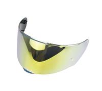 Visiera del Casco, Visiera for Casco, Visiera for Casco da Moto Compatibile con Casco da Moto F-F353/320/328/800 Sostituisci Lente Extra (Blu)(Gold)
