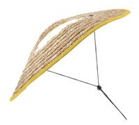 Visiera di Paglia per Casco di Sicurezza, Ampia 51 CM | Copri Cappello da Costruzione per Lavoratori, Copertura Ampia per Viso e Collo, Stile Elegante Colore Casuale