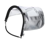 Visiera di Saldatura in Alluminio per Casco, Trasparente | Protezione Termica e Anti-spruzzi, Montaggio su Elmetto, per Officina e Fonderia, Argento