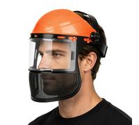 Visiera di Sicurezza Facciale Casco di Sicurezza da Lavoro con Maschera | Schermo di Sicurezza Facciale per Ranch Fattoria Prato Erboso Cortile All'aperto Taglio 'Lavori di Giardinaggio Motoseghe