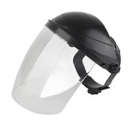Visiera di Sicurezza Trasparente per Molatura, Maschera per Schermo, Protezione per gli Occhi (Nero)