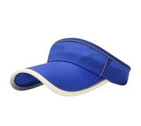 Visiera Donna Cappello Estivo in Cotone con Parte Superiore Cava E Regolabile, Ideale per Correre, Andare in Spiaggia, Viaggiare O Come Pescatore.-Blu1-A