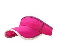 Visiera Donna Cappello Estivo in Cotone con Parte Superiore Cava E Regolabile, Ideale per Correre, Andare in Spiaggia, Viaggiare O Come Pescatore.-Un-A